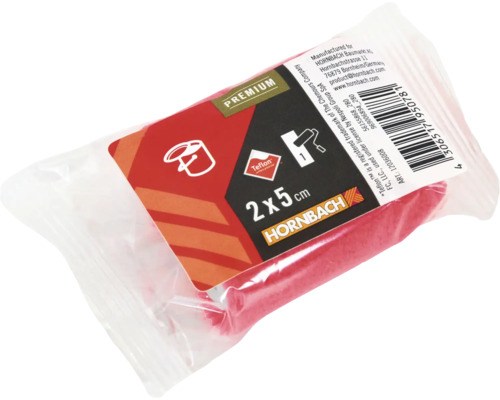 Farbwalze in Folienverpackung, Größe zwei mal fünf Zentimeter, Marke Hornbach