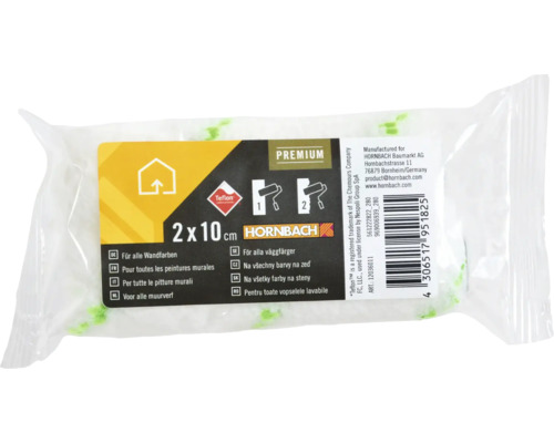 Zwei Wandfarben Farbwalzen in einer Verpackung, Größe jeweils zehn Zentimeter, von Hornbach