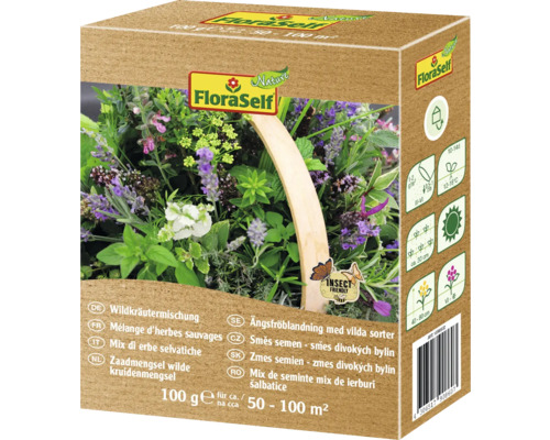 Wildkräutermischung FloraSelf Nature für max. 100 m²