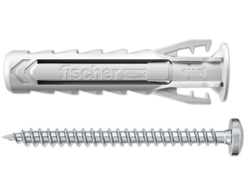 Upat Spreizdübel USX Plus 6x30 mm PH mit Panhead-Schraube 12 Stück Fischer Dübel mit Schraube