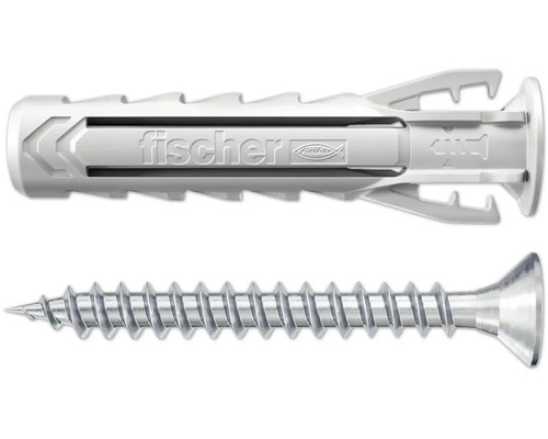 Upat Spreizdübel USX Plus 8x40 mm S mit Senkkopfschraube 8 Stück Fischer Dübel und Schraube
