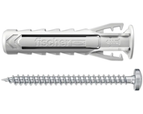 Upat Spreizdübel USX Plus 8x40 mm PH mit Panhead-Schraube 8 Stück Fischer Dübel mit Schraube