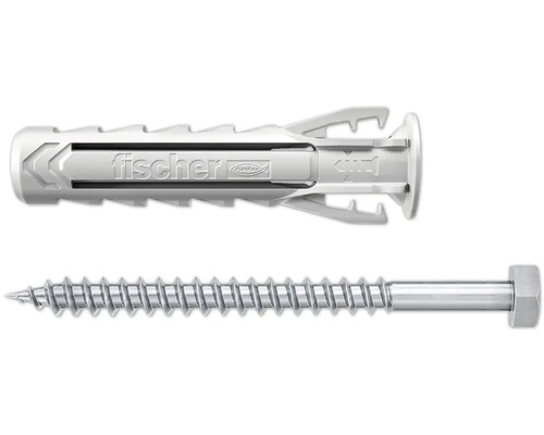 Upat Spreizdübel USX Plus 10x50 mm S mit Sechskantschraube 4 Stück Fischer Dübel mit Schraube