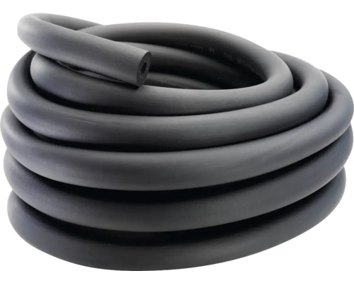 Isolierschlauch 15 mm / 10 mm x 30 m Synthetisches Kautschuk Schwarzer Spiralschlauch aus Gummi