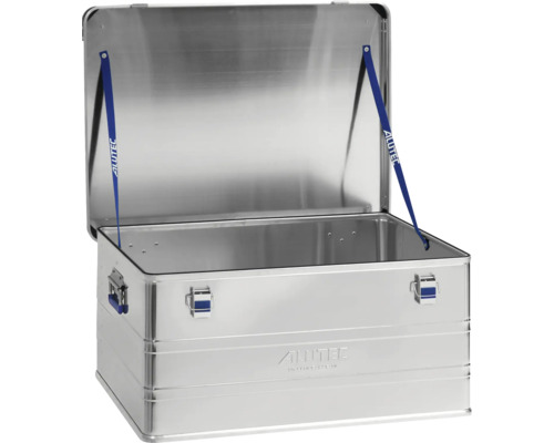Offener Aluminiumkoffer für Transport und Lagerung