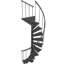 Wendeltreppe aus Metall für den Innenbereich