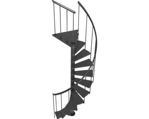 Wendeltreppe aus Metall für den Innenbereich