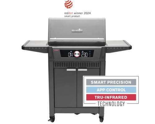 Char-Broil Gasgrill mit digitaler Anzeige und Red Dot Gewinner 2024 Siegel