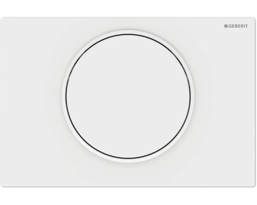 GEBERIT Betätigungsplatte Sigma10 Platte weiß matt / Taster weiß matt 115.758.16.5 Geberit Betätigungsplatte für Spülkasten