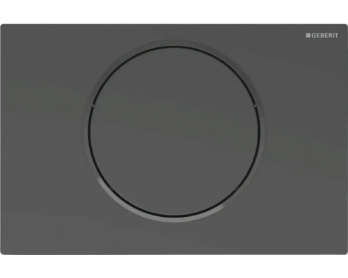 GEBERIT Betätigungsplatte Sigma10 Platte schwarz matt / Taster schwarz matt 115.758.16.5