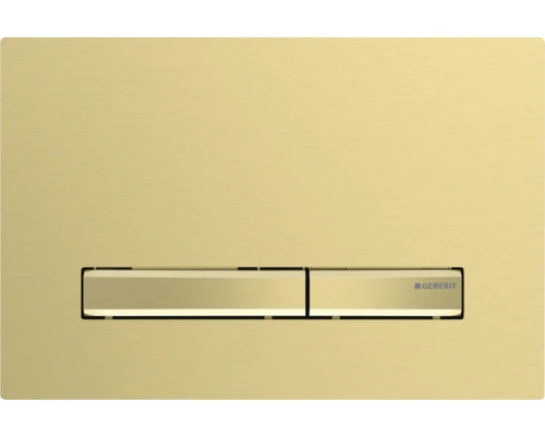 GEBERIT Betätigungsplatte Sigma50 Platte messing gebürstet / Taster messing gebürstet 115.670.QB.2 GEBERIT Betätigungsplatte Sigma50 Platte messing gebürstet / Taster messing gebürstet 115.670.QB.2