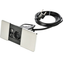 Steckdosenelement mit USB Anschlüssen und Stromkabel