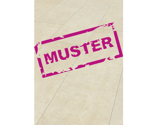 Handmuster zu Swiss Krono Laminat Mega Plus Boston Creme Fliesenoptik 1380 x 326 x 8 mm
