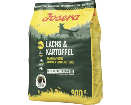 Hundefutter trocken Josera Lachs und Kartoffel Dog 900 g getreidefrei