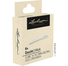 Lechuza Docht-Set für Pflanzgefäße, 6 Stück