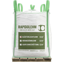 Big Bag Rapidolehm mit Blähtonleichtlehm, Wärmedämmlehm und Hanflehm Schüttung