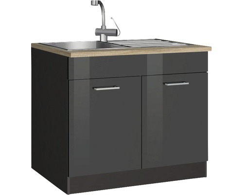 Spülenschrank Held x Mailand BxTxH Möbel 85 | 100 x HORNBACH 60 cm