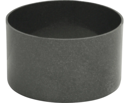 Marley Bogenverbinder für Fallrohr Kunststoff rund Anthrazit metallic DB703 NW 75 mm Rohrabdeckung aus Kunststoff
