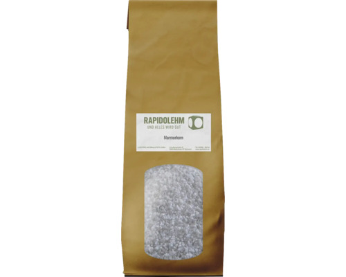 Rapido Marmorbruch 1 mm für Universallehmputz & Universallehmedelputz 1 kg Verpackung Marmorkorn
