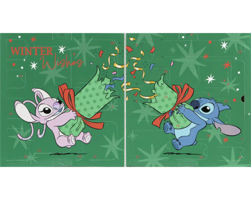 Disney Stitch Adventskalender mit Wintermotiven