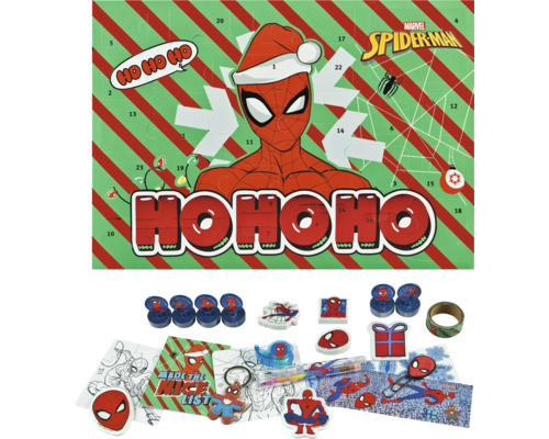 Marvel Spider-Man Adventskalender mit verschiedenen kleinen Geschenken