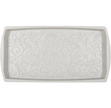 Rechteckige Schale mit floralem Muster