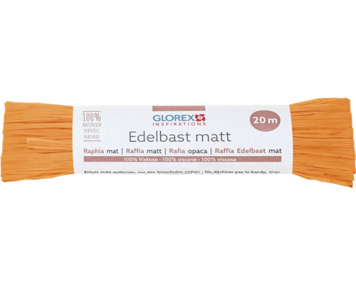 Edelbast matt 20 m lachs