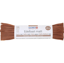 Glorex Edelbast matt, 20 Meter Bast aus Viskose
