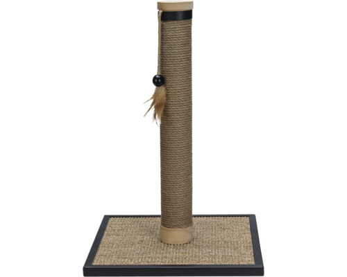 Kratzmöbel Designed by Lotte Kratzbaum Vyda 40 x 40 x 60 cm für Katzen bis 7 kg Sisal, Holz