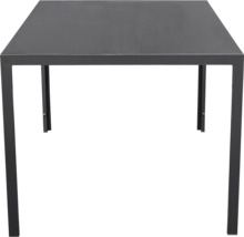 Quadratischer Gartentisch aus Metall