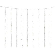 Lichtervorhang mit hängenden Lichtern