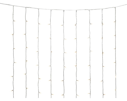 Lichtervorhang mit hängenden Lichtern