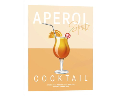 Decopanel Aperol Spritz 40x50 cm