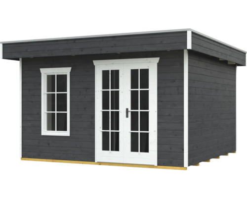 Holzgartenhaus mit Doppeltür und Fenster
