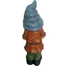 Gartenzwerg Figur Rückansicht
