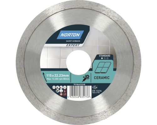 Norton Expert Keramik-Trennscheibe, 115 x 22,23 mm