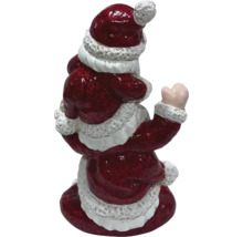 Weihnachtsmann Figur aus Kunstharz