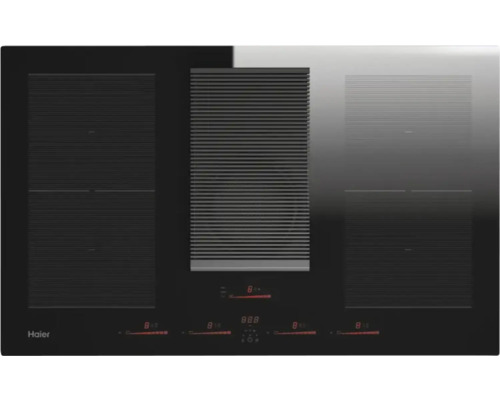Induktionskochfeld mit Dunstabzug HAIER 83 x 51 mm 4 Induktionskochzonen HAIH8IFMCE