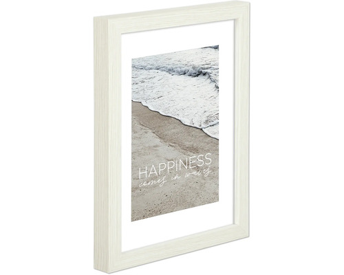 Bilderrahmen mit dem Aufdruck ''Happiness comes in waves''