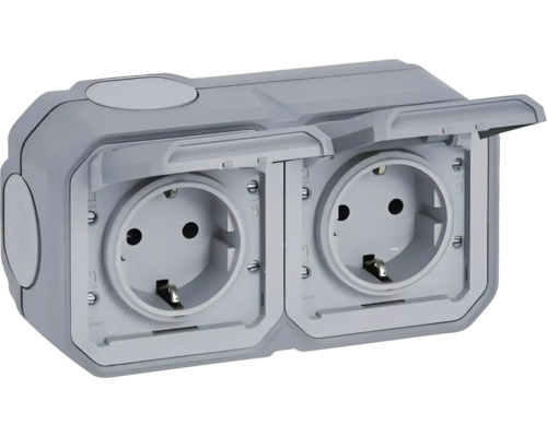 Steckdose Legrand Plexo 55 grau