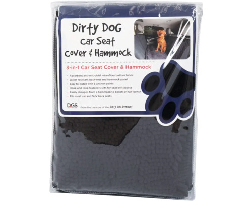 Schmutzmatte Dirty Dog Autodecke136 x 148 cm grau Mikrofaser, Microfaser