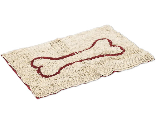 Schmutzmatte Dirty Dog Türmatte Knochen78 x 51 cm beige Mikrofaser, Microfaser Schmutzmatte Dirty Dog Türmatte Knochen78 x 51 cm beige Mikrofaser, Microfaser