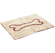 Schmutzmatte Dirty Dog Türmatte Knochne90 x 66 cm beige Mikrofaser, Microfaser