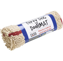 Schmutzmatte Dirty Dog Türmatte Knochne90 x 66 cm beige Mikrofaser, Microfaser