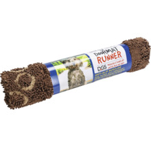 Schmutzmatte Dirty Dog Türmatte Runner Pfoten152 x 76 cm braun Mikrofaser, Microfaser