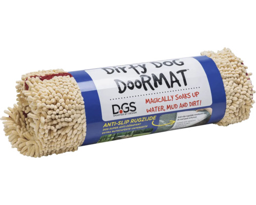 Dirty Dog Doormat, eine saugfähige Schmutzfangmatte für Hunde