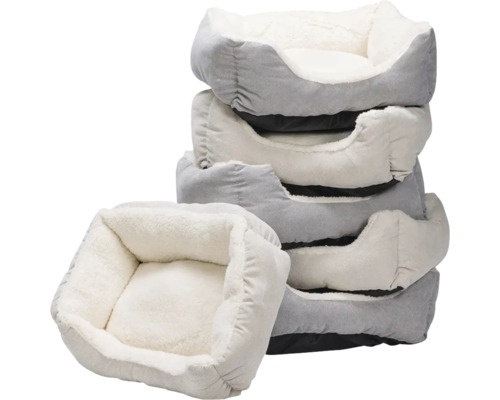 Katzenbett beeztees Cat Bed Mogina 37 x 45 x 18 cm beige grau