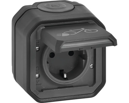 Steckdose Legrand Plexo 55 anthrazit