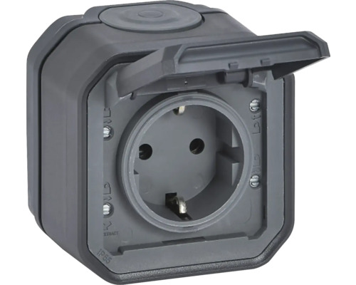 Steckdose Legrand Plexo 55 anthrazit