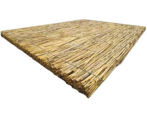 Rapidolehm Schilfrohrdämmplatte 125 cm x 100 cm x 5 cm Pal = 25 St Schilfrohrmatte für den Garten
